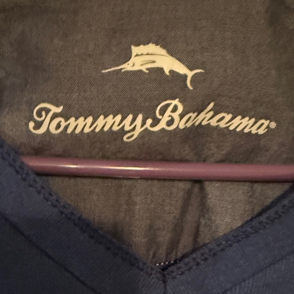 Tommy Bahama Blue V-Neck Sweater - Picture 2 of 6